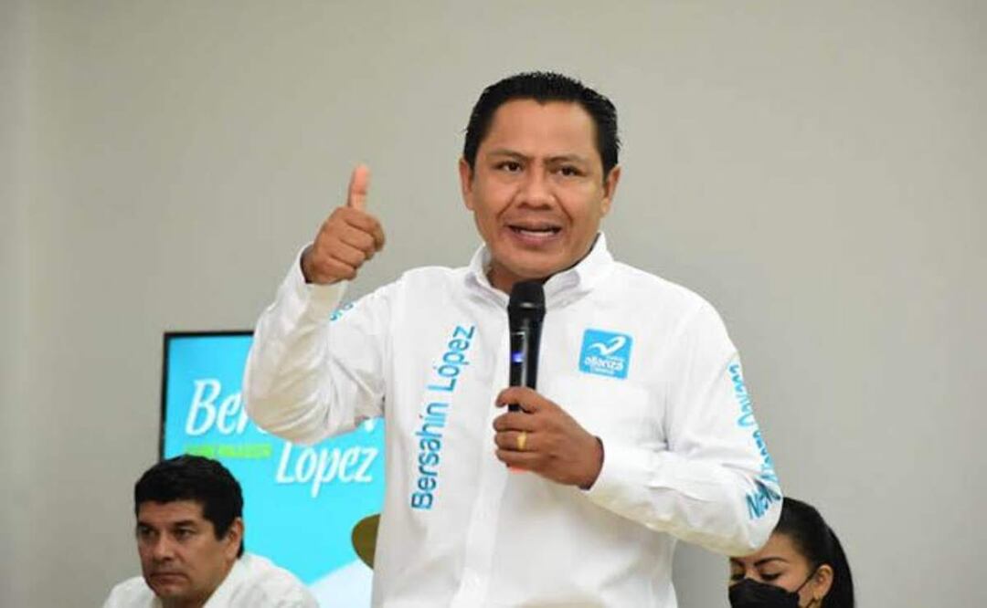 Bersahín López López aseguró que esta mañana fue víctima de un atentado en Oaxaca (19/03/2025). Foto: Especial