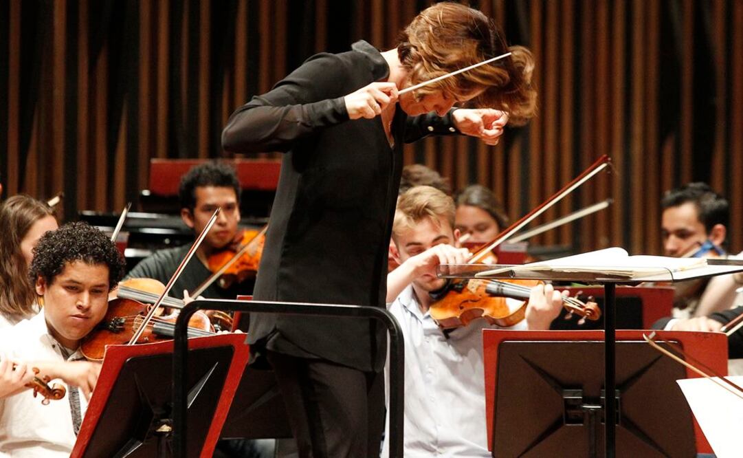 Imagen del ensayo matutino del concierto de esta noche. FOTO: Ariel Ojeda