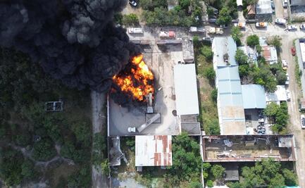 Explotan 3 pipas de diésel en Juárez, Nuevo León; autoridades descartan riesgo para la población