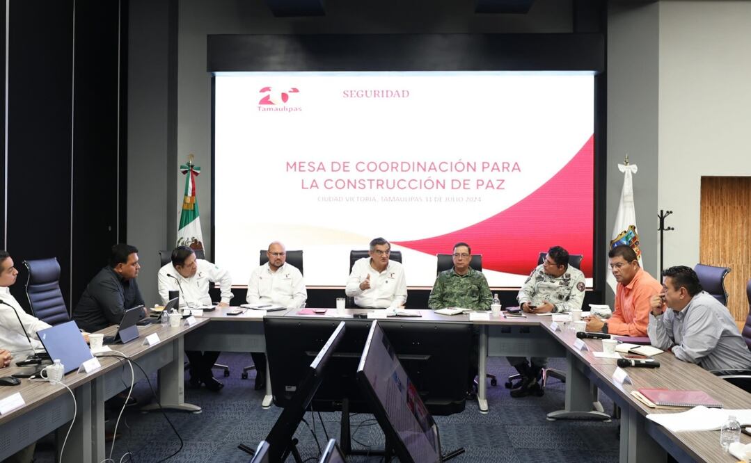 Mesa de Coordinación para la Construcción de la Paz y Seguridad. Foto: Especial