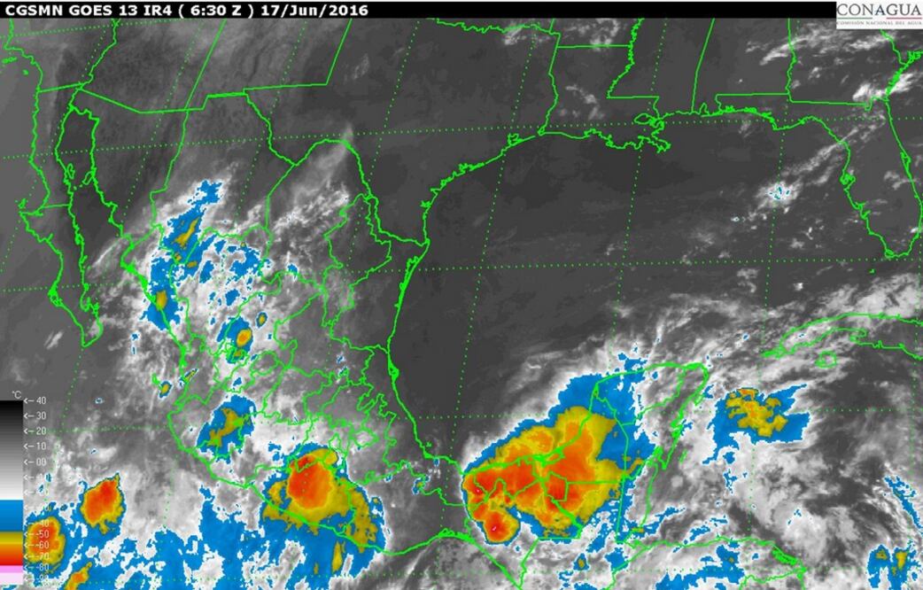 En la foto: Imagen Satelital del SMN