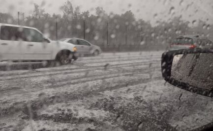 Usuarios captan granizada en GAM; videos se hacen virales