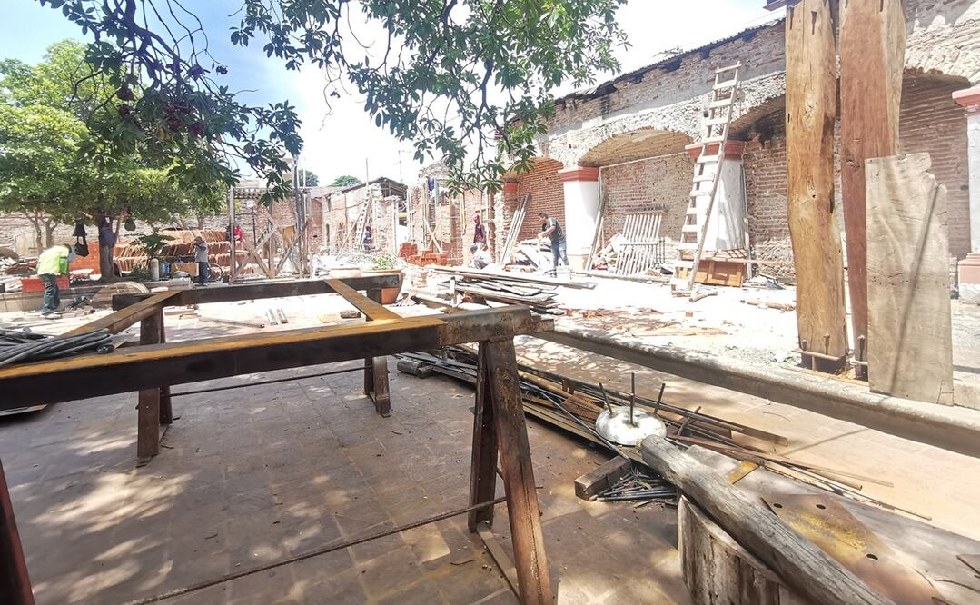 El inmueble, desde 1972, opera como Casa de Cultura; el artista Francisco Toledo fue uno de sus fundadores. Foto: ROSELIA CHACA. EL UNIVERSAL