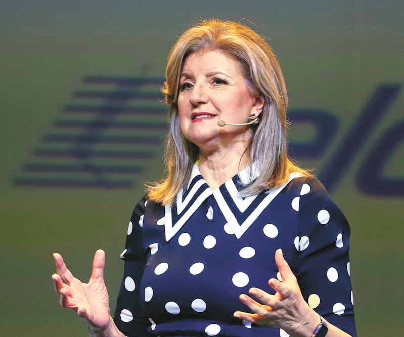 Arianna Huffington, exfundadora de Huffington Post y directora de Thrive Global. Foto/BERENICE FREGOSO. EL UNIVERSAL