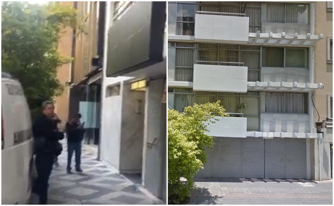 Aspectos de la fachada del edificio. Fotografía: Especial