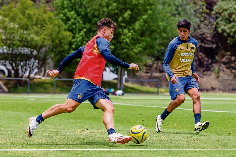 Los auriazules se vieron desdibujados en el encuentro de ida. Foto: de Club Pumas