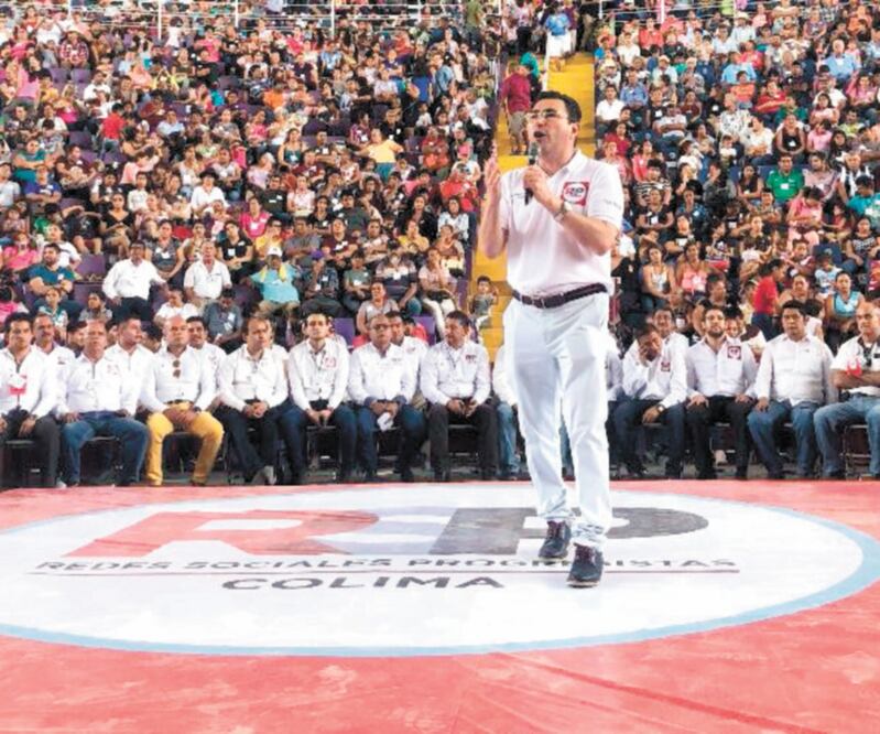 Durante la asamblea estatal en Colima, representantes de Redes Sociales Progresistas llamaron al cambio en el estado y en el país. Foto: ESPECIAL