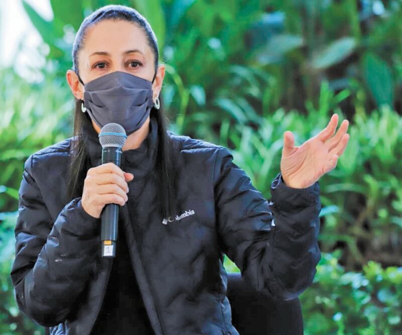 La jefa de Gobierno, Claudia Sheinbaum, comentó que en la colonia San Rafael también se han registrado casos de extorsión. ESPECIAL