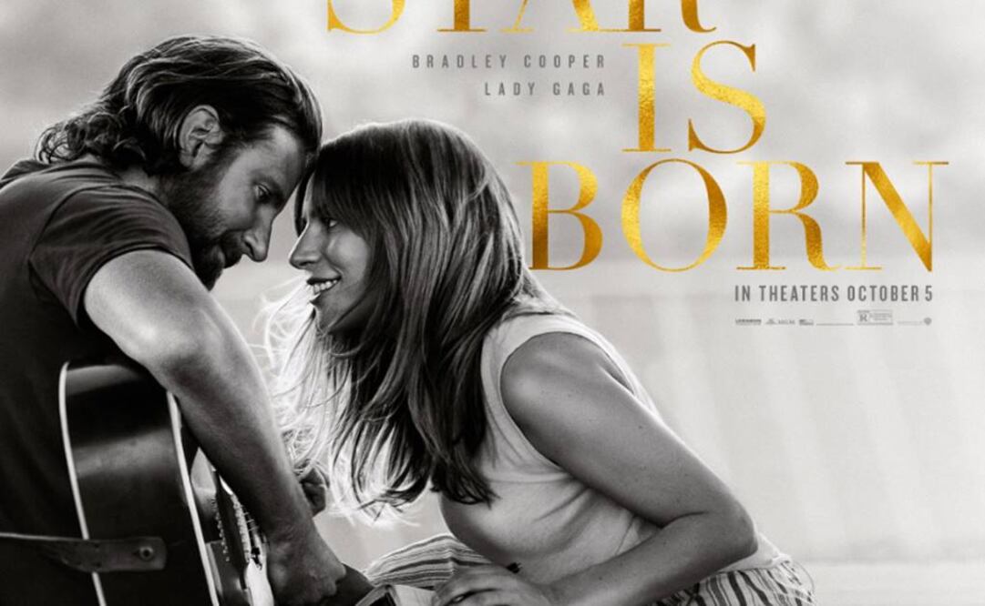 Bradley Cooper y Lady Gaga viven un romance musical. FOTO: Especial
