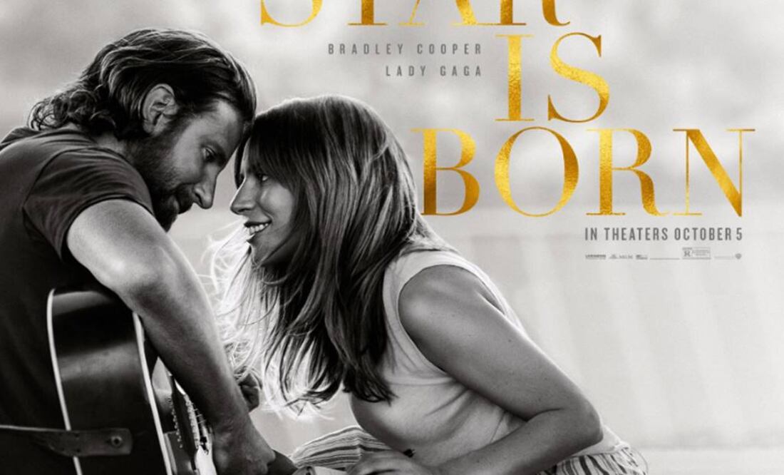 Bradley Cooper y Lady Gaga viven un romance musical. FOTO: Especial