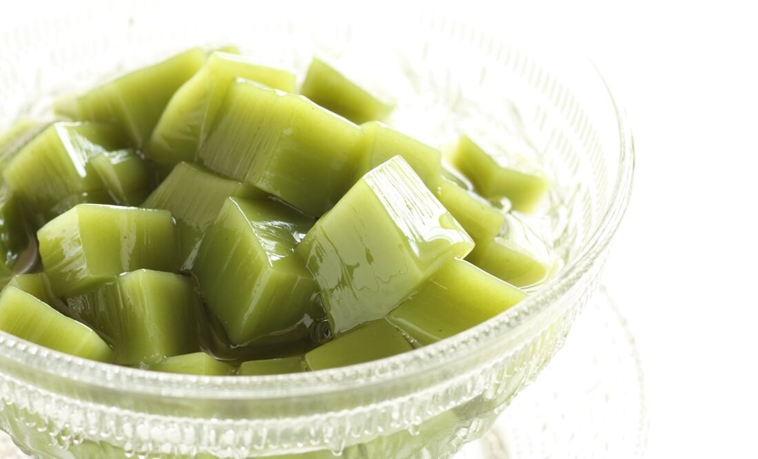 Gelatina de té verde. Foto: iStock