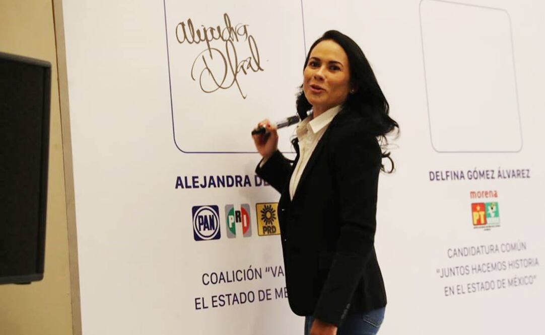 Alejandra del Moral, candidata a gobernadora del Edomex. Foto: Jorge Alvarado/ EL UNIVERSAL