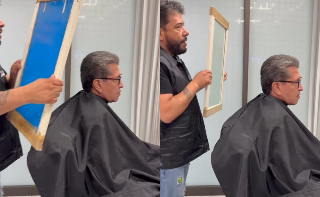 Coordinador de Morena, Ricardo Monreal haciendo uso de la peluquería en San Lázaro (04/02/2026). Foto: Captura de pantalla