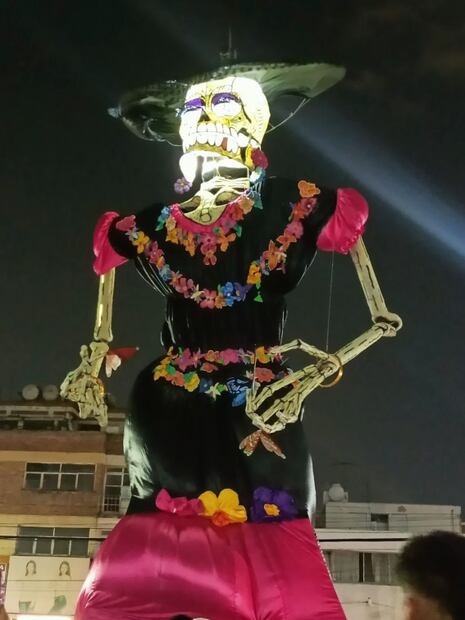 La catrina más grande del mundo seguirá en Iztapalapa