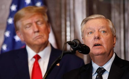 Trump lamenta la muerte del senador Lindsey Graham; lo califica como "auténtico Patriota"