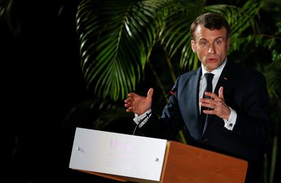 Macron exige pacto mundial a favor del medio ambiente