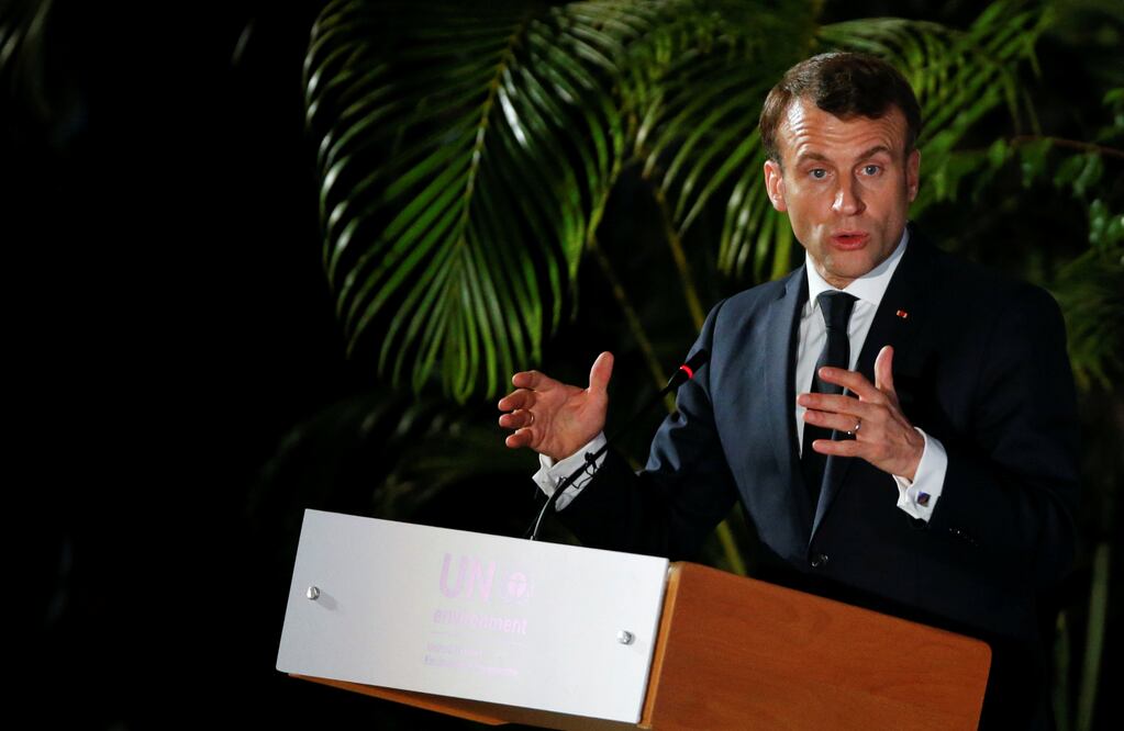 El presidente de Francia, Emmanuel Macron. Foto: Reuters