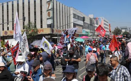 Marchas y protestas este 9 de junio; prevén movilizaciones en Taxqueña, Tlalpan y el Estadio Ciudad de México