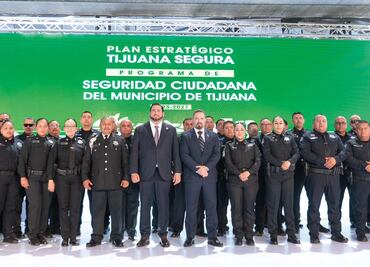 Tijuana duplica presupuesto en seguridad; destinan inversión histórica de mil 970 mdp