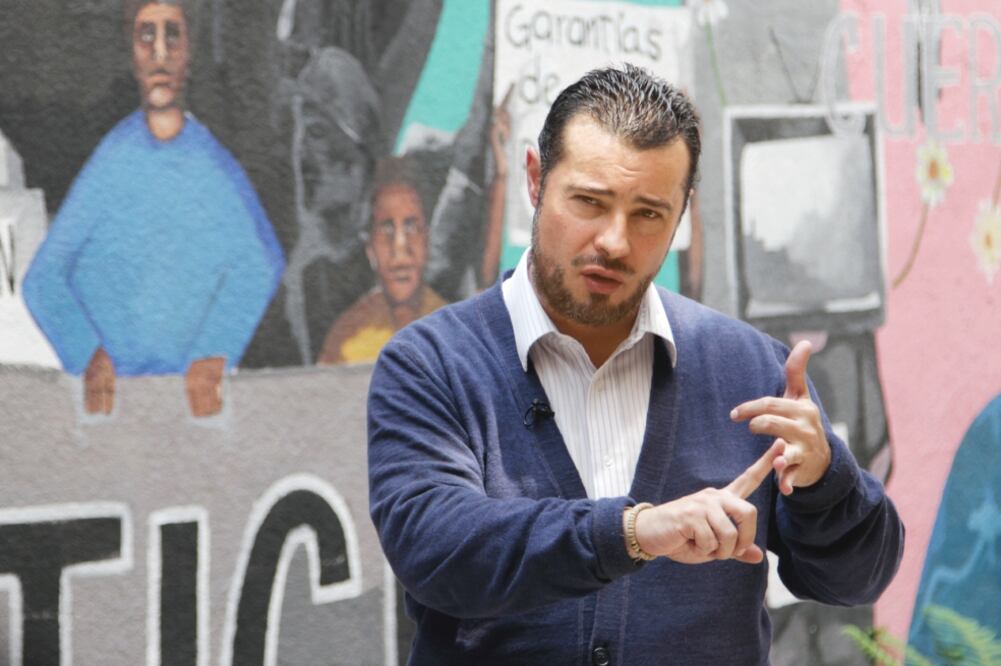 Director del Centro Prodh, Mario Patrón Sánchez. Foto: CARLOS MEJÍA. EL UNIVERSAL