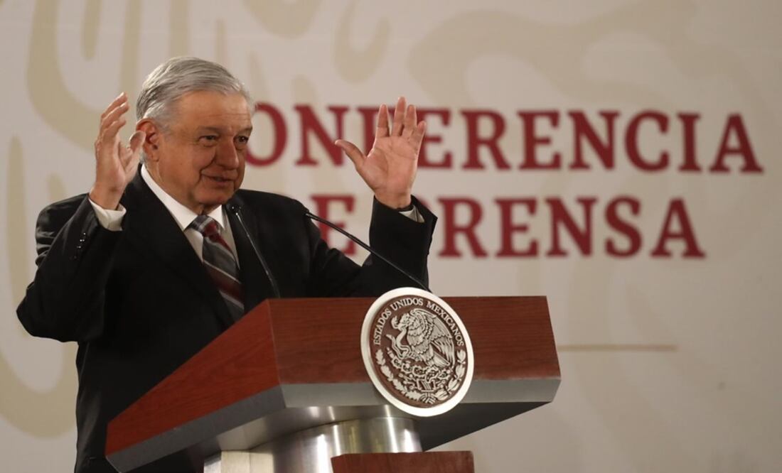 El presidente Andrés Manuel López Obrador envió un mensaje a las bases magisteriales. Foto: Germán Espinosa