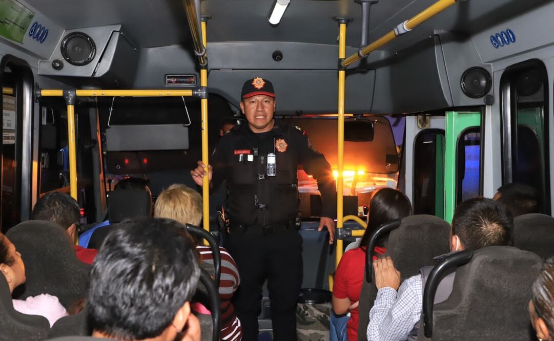 Los operativos son aleatorios y se realizan en las 13 rutas de transporte de pasajeros. Foto: Especial