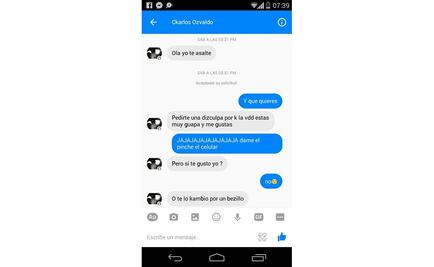 “Ola, yo te asalté”… Coquetea ladrón con su víctima en Facebook