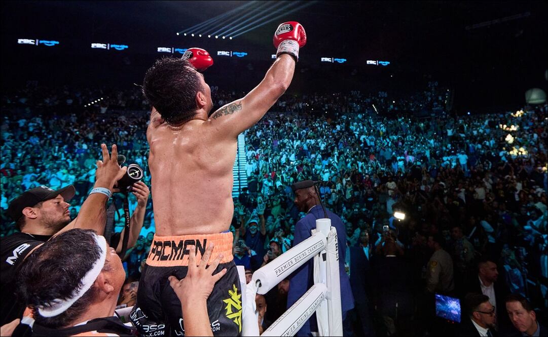 Pacquiao sigue siendo mágico / FOTO: Esther Lin/Premier Boxing Champions