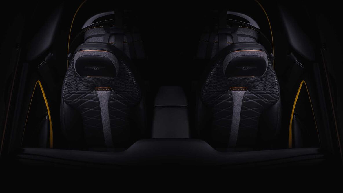 Bentley adelanta el interior del nuevo Mulliner Bacalar