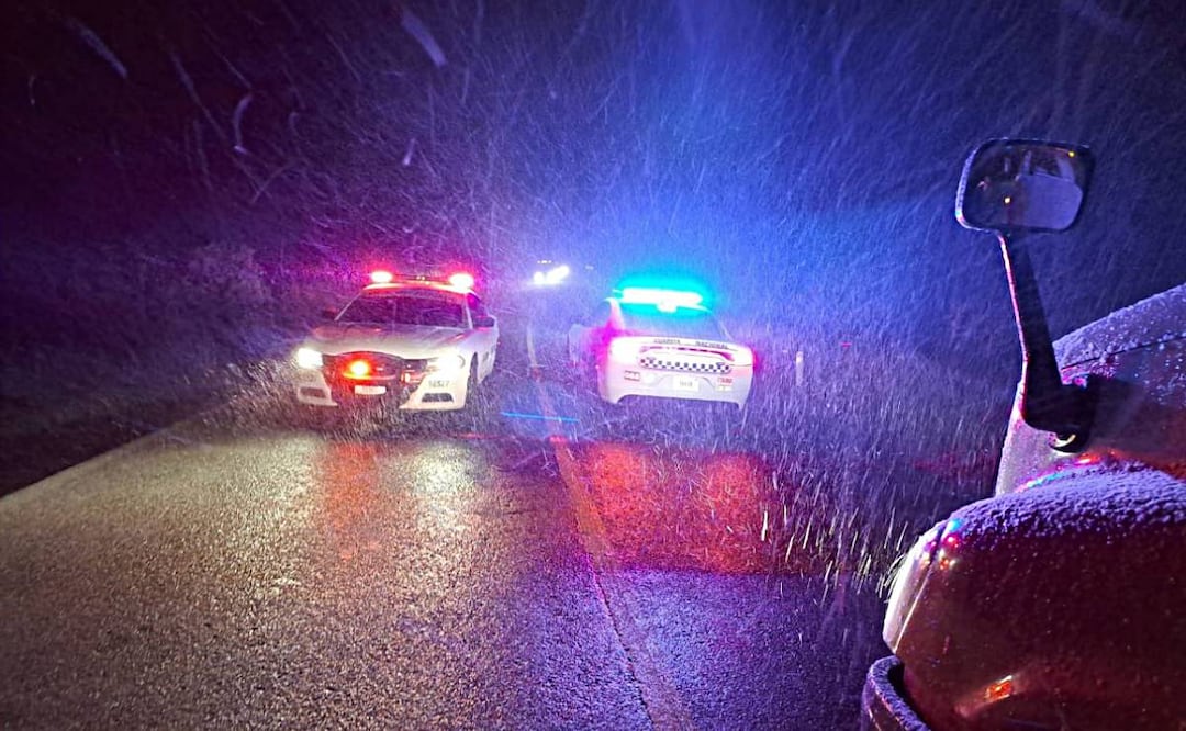 Así entró el frente frío 24 en Sonora. Foto: Especial