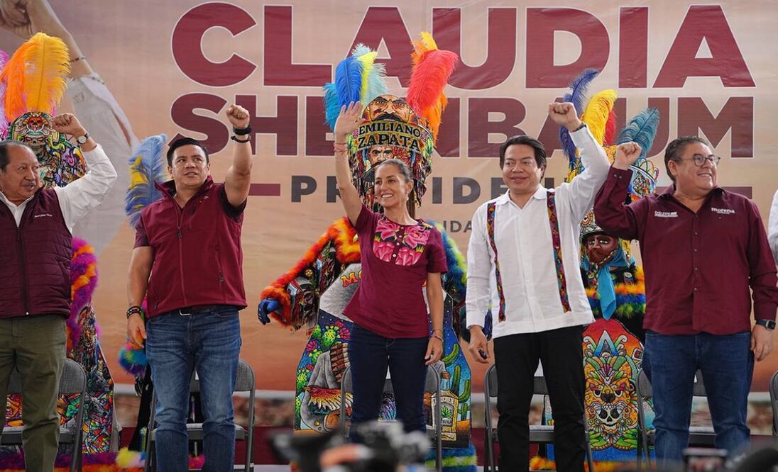 Al asegurar que la unidad es la clave para ganar las siguientes elecciones, el presidente nacional de Morena, Mario Delgado, hizo un llamado a la militancia a comprometerse por hacer realidad el plan ‘C’. Foto: especial