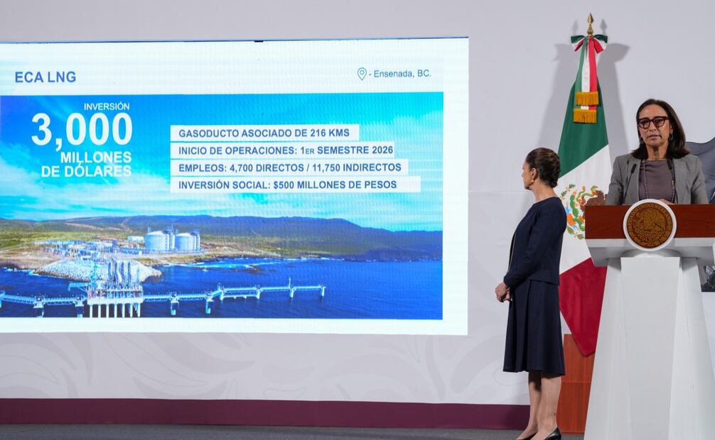 Mercado Libre anunció una inversión para este 2025 por 3 mil 400 millones de dólares en nuestro país, mientras que Sempra Infraestructura destacó que actualmente se tienen inversiones en curso por 3 mil 550 millones de dólares en Baja California. Foto: Presidencia