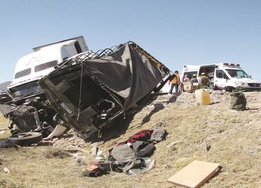 Mueren militar y civil en Chiapas en accidente automovilístico