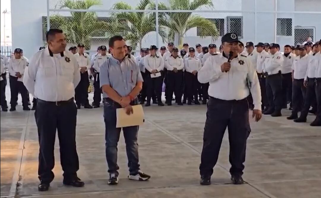 Diputado José Flores (Morena) avisa a policías que ya están amparados.
Fotografía: captura de pantalla