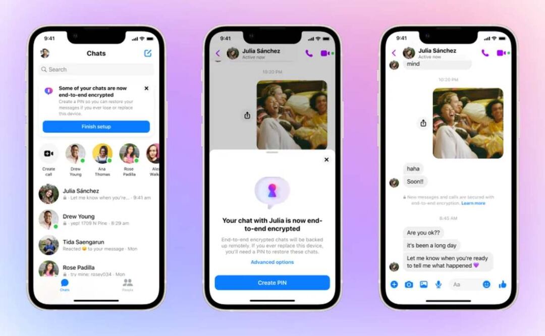El cifrado de extremo a extremo llega a Facebook Messenger 