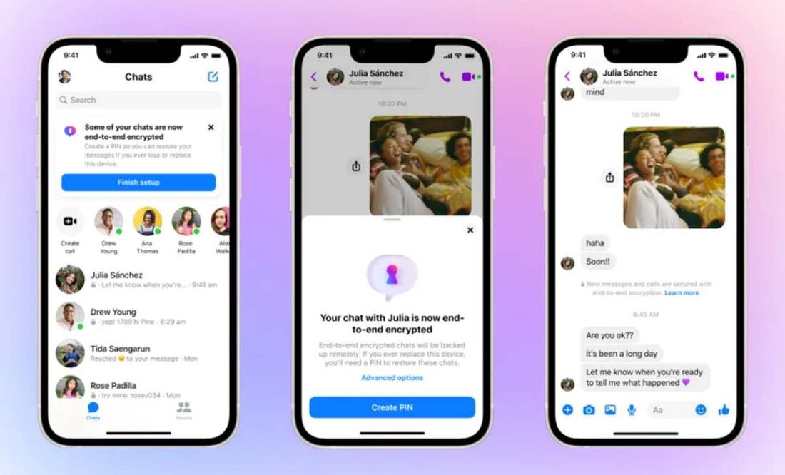 El cifrado de extremo a extremo llega a Facebook Messenger