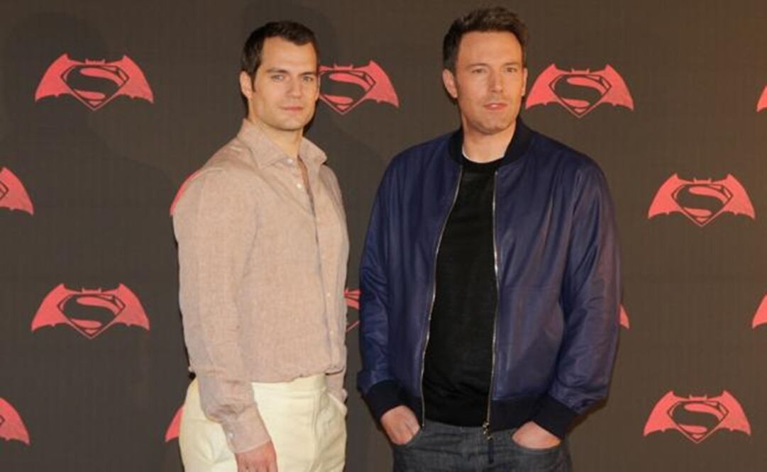 Affleck and Henry Cavill. (Photo: Carlos Mejia/EL UNIVERSAL)
