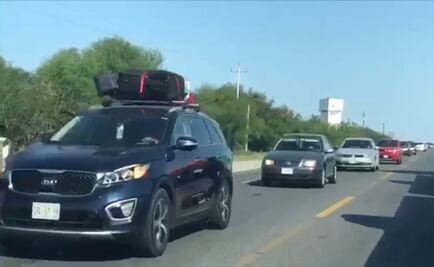 Turistas “invaden” playas y centros turísticos de Tamaulipas