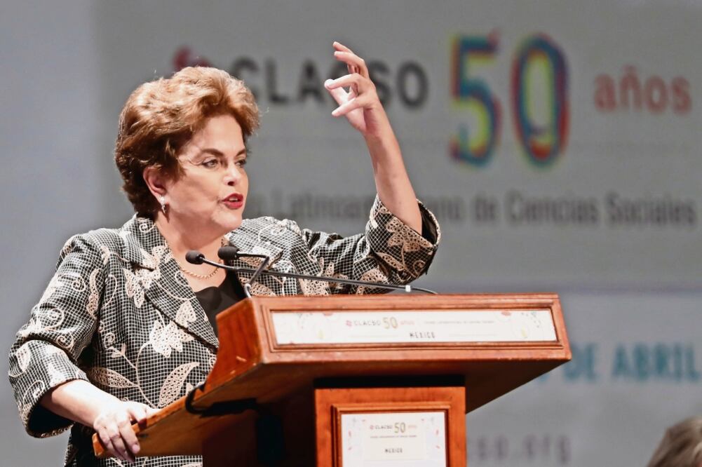 La ex presidenta de Brasil, Dilma Rousseff, participó en el coloquio América Latina: política, futuro, igualdad (IVÁN STEPHENS. EL UNIVERSAL)
