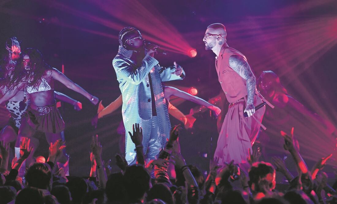 BTS y Ed Sheeran fueron los ganadores en la entrega de los premios en Europa, que también galardonó Maluma. Foto: Attila Kisbenedek. AFP