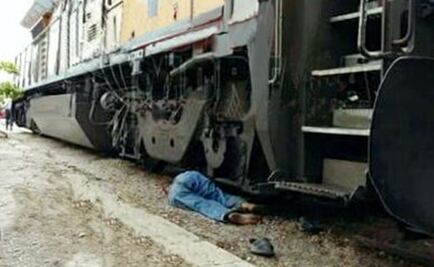 "La Bestia" arrolla a individuo en Juchitán, Oaxaca