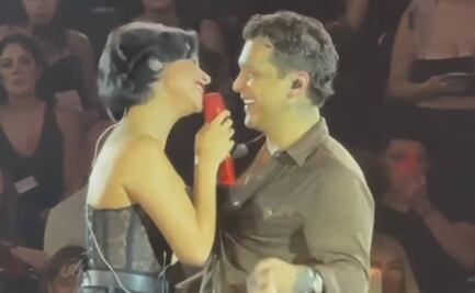 Tras crisis de salud, Christian Nodal regresa así a los escenarios en compañía de su esposa Ángela Aguilar