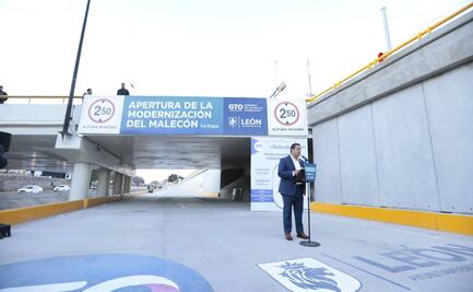 Abren a la circulación Malecón del Río en Guanajuato; reducirá hasta en un 40 por ciento tiempos de automovilistas