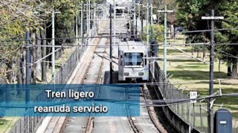 Tren ligero reanuda servicio de Tasqueña al Estadio Azteca