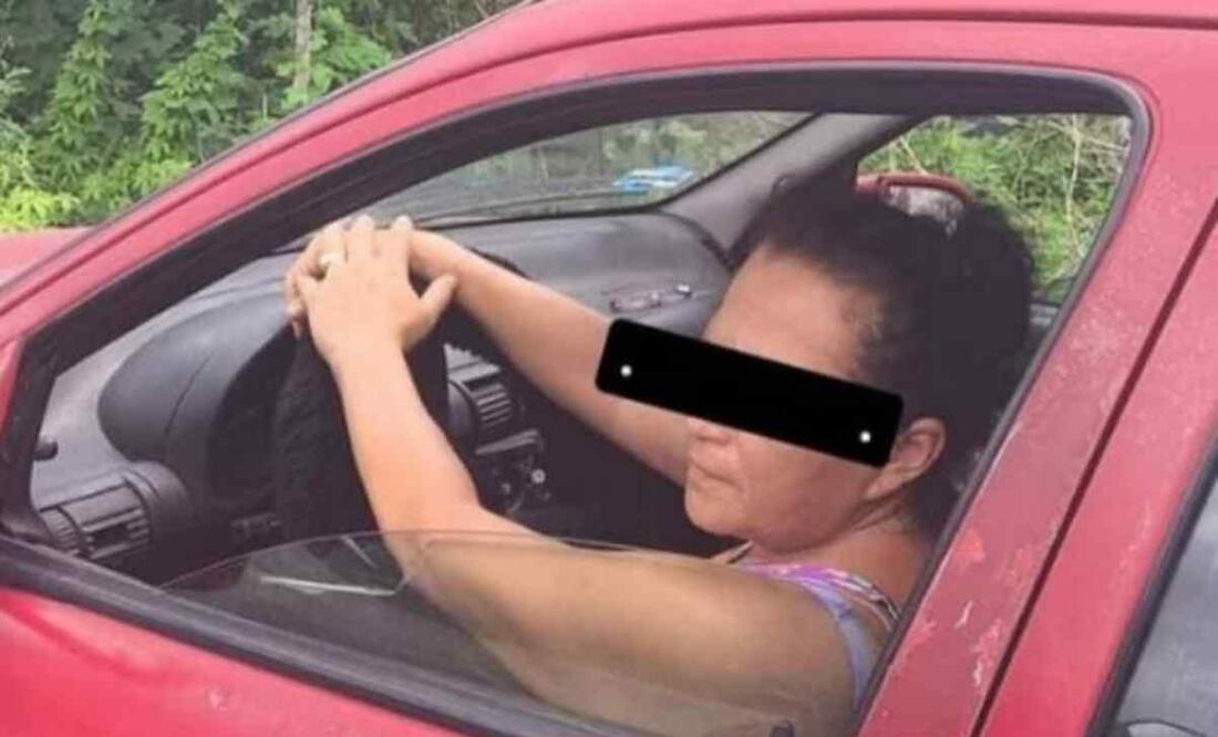 La mujer fue confrontada por algunos testigos y solo aseguró que el lomito no era suyo. Foto: Especial