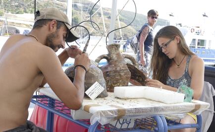 Hallan tesoro de ánforas ibéricas en el mar Egeo