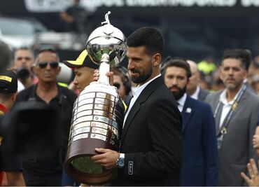 Novak Djokovic se encargó de alzar la Copa Libertadores; en la final que ganó Botafogo