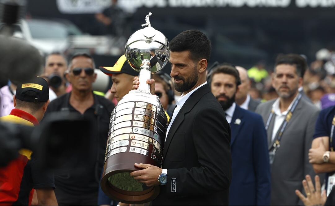 Novak Djokovic se encargó de alzar la Copa Libertadores; en la final que ganó Botafogo FOTO: EFE