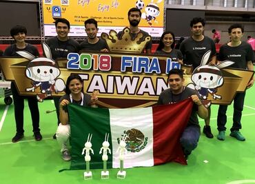 Young Mexican students win robotics contest in Taiwan