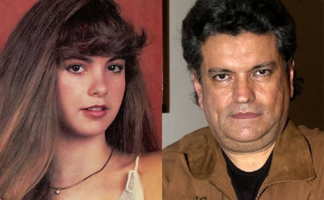 Lucero (en su adolescencia) y Sergio Andrade. Fuente: Instagram @quepasonl